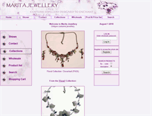 Tablet Screenshot of maritajewellery.com